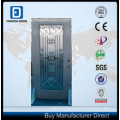 American Tempered Glass Grill Exterior Prehung Steel Metal Iron Door